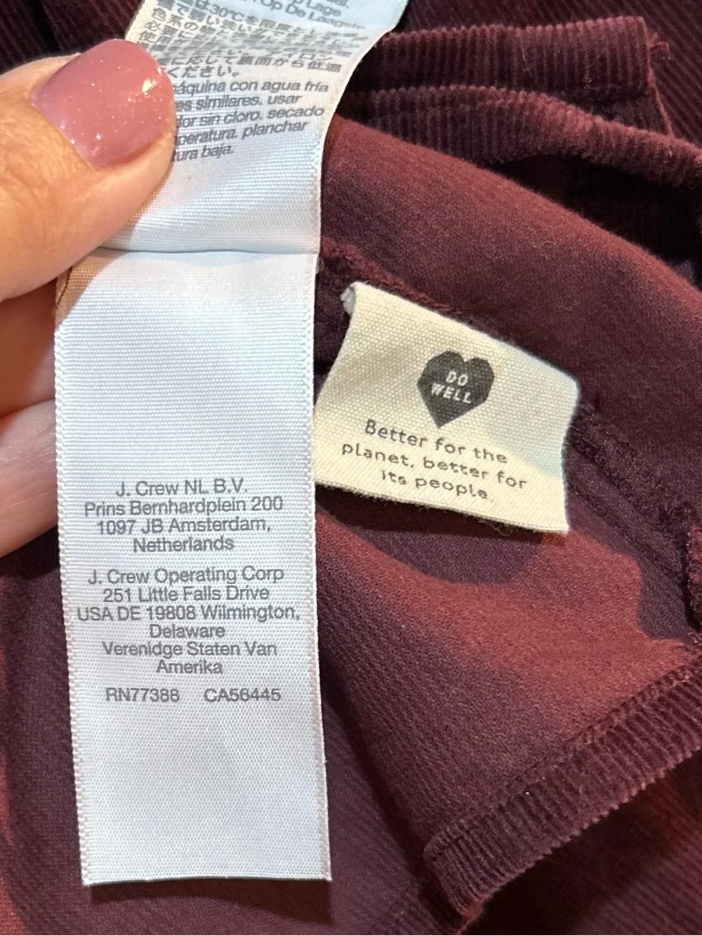 Madewell 🎨 burgundy